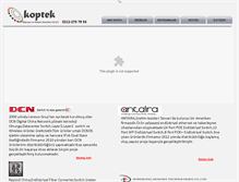 Tablet Screenshot of coptek.com.tr